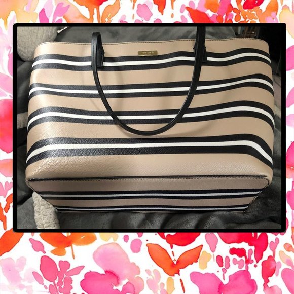 Kate Spade♠️New York Shore Street Stripe Margareta Tote - Picture 9 of 14
